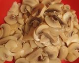 A picture of step 1 of Cream of Mushroom Soup.