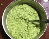 A picture of step 3 of Green Idli.