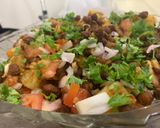 A picture of step 9 of Chana chaat In Bombay style.