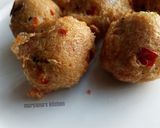 A picture of step 6 of Mini Cous-cous balls.
