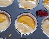 A picture of step 6 of Orange flavoured cupckes🧁.