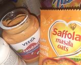 A picture of step 1 of Masala oats cheela pizza.