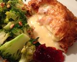 A picture of step 8 of Baked Camembert in Puff Pastry with Broccoli and Sage Butter.