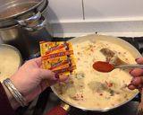 Foto del paso 7 de la receta: Salsa para pasta con champiñones y camarones en leche de coco
