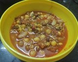 A picture of step 7 of Mixed Sprouts Sabji.
