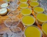 Foto langkah ke 5 dari resep Pudding Susu Mangga.