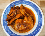 Foto del paso 6 de la receta: Pollo asado a la cerveza negra con batata y cebolla a las hierbas provenzales