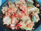 Terong Kukus sambel kelapa
