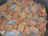 Sopa crema de calabaza y choclo