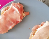 Foto del paso 2 de la receta: Bocadillo de lomo con queso membrillo y algas