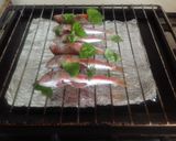 A picture of step 1 of Red Mullet with Green Apple, Celery, Taggiasca Olives, and Toasted Sliced Almonds.
