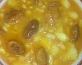 Foto del paso 5 de la receta Patatas al estragón con cúrcuma y chorizo