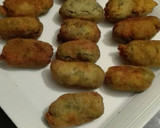 Foto del paso 2 de la receta: Croquetas de espinacas beicon y crema en queso 