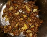 A picture of step 2 of #sugarless electric energetic ladoos.