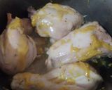Foto del paso 4 de la receta: Pollo a la mostaza y al limón con papas
