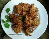 A picture of step 4 of Noddel fritters #ramadankitayari.