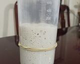 A picture of step 4 of Raisin yeast starter and starter dough.