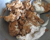 A picture of step 4 of Besan Ladoo.