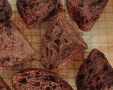 Foto langkah ke 24 dari resep Double Chocolate Sourdough Bread (80%).