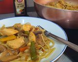 Foto del paso 4 de la receta Tallarines con pollo y verduras