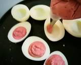 Deviled Eggs with Beetroot Hummus recipe step 12 photo