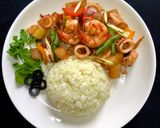 Hình bước làm 4 của món Padcha Thái keto