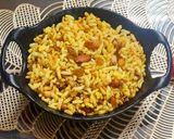 A picture of step 7 of Puffed rice chivda.