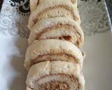 Foto langkah ke 7 dari resep Swiss roll cheesecake (gluten-free & 2 telur).