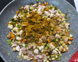 Foto del paso 2 de la receta: Lasaña de pollo al curry y queso