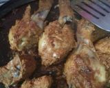 A picture of step 2 of Tandoori chicken (without oven).