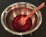 A picture of step 7 of Layered Straberry and Chocolate Mousse.