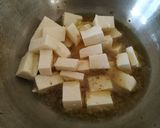 A picture of step 2 of Anari paneer curry.