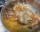 A picture of step 2 of Mutton Pepper Masala.