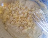 A picture of step 3 of Fresh 'Corn-in' Hoe Cakes (fried cornbread w/corn).