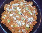 A picture of step 4 of Gajar ka halwa.
