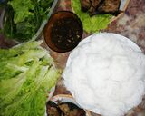 Hình bước làm 5 của món 🥂Bánh tráng cuốn cá nướng😁