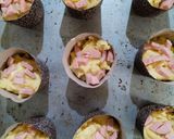 Foto langkah ke 4 dari resep Muffin Sosis Keju Mozzarella (No Mixer).