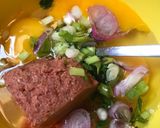 Foto langkah ke 3 dari resep Telor Dadar Pegagan.