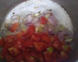 A picture of step 1 of Shahi Paneer.