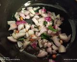 A picture of step 2 of My version of sabudana khichadi.