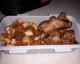 Foto langkah ke 5 dari resep Ayam Tahu Sambal Ulek Rawit Wortel.