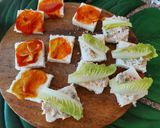 A picture of step 3 of One bite sandwiches.