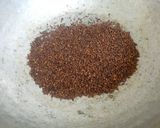 A picture of step 1 of Black sesame seeds thuvaiyal.
