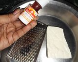 A picture of step 1 of Paneer jamun.