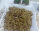A picture of step 4 of Jaggery rice /gur waly rice.