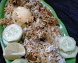 A picture of step 4 of Mutton biryani.