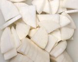 A picture of step 1 of Japanese Miso Daikon Radish with Pork.