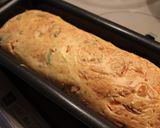 A picture of step 3 of Cake Salé: Bacon & Spinach.