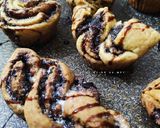 A picture of step 8 of Chocolate Cinnamon Rolls.