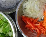 Hình bước làm 2 của món Cuốn chay